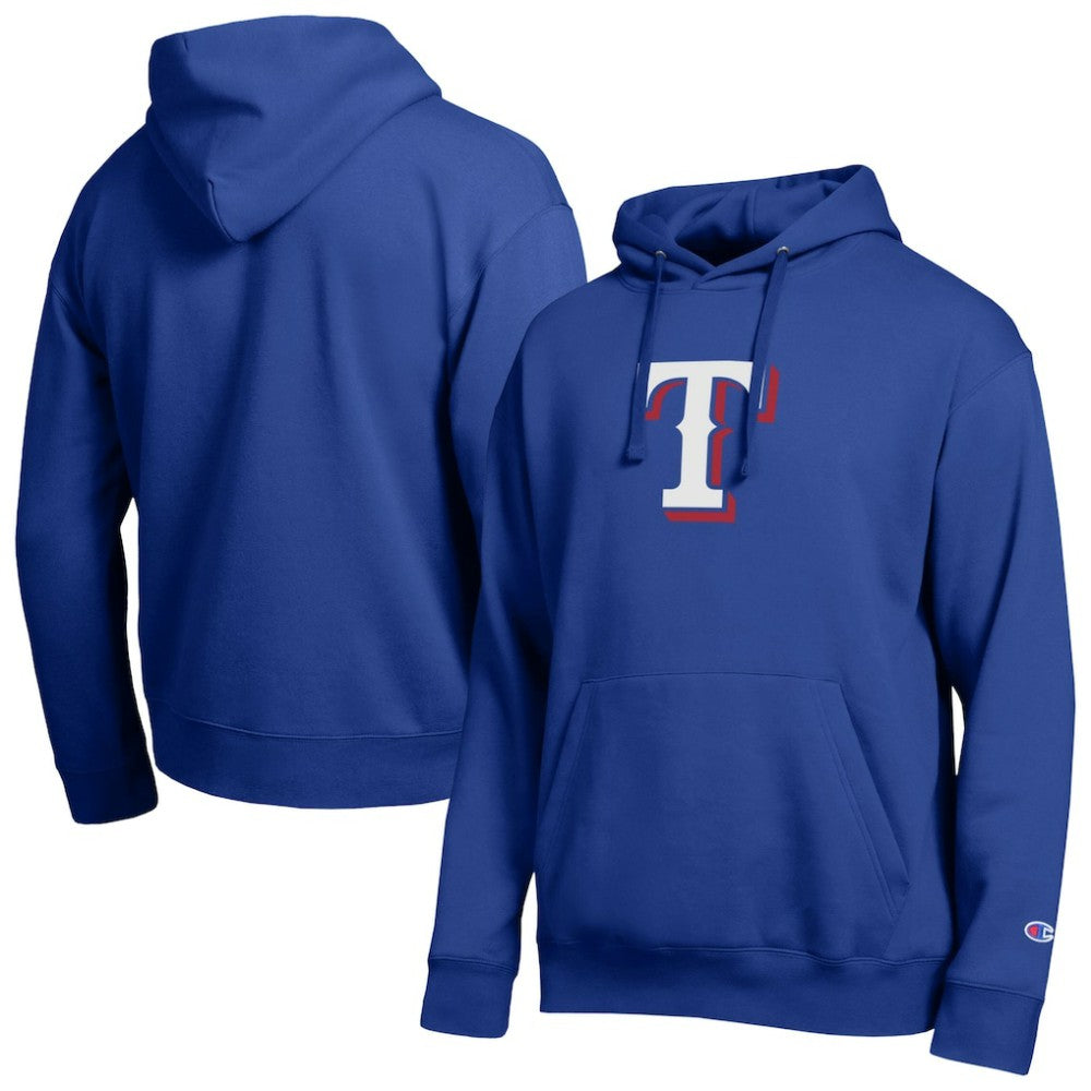 Texas Rangers Champion All Star Embroidered Logo Hoodie Royal