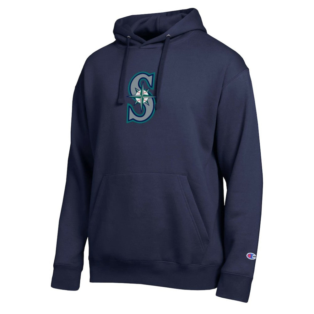 Seattle Mariners Champion All Star Embroidered Logo Hoodie Navy