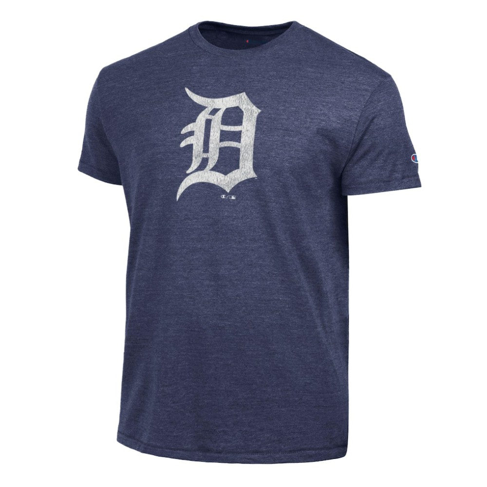 Detroit Tigers Champion Tri-Blend T-Shirt Navy