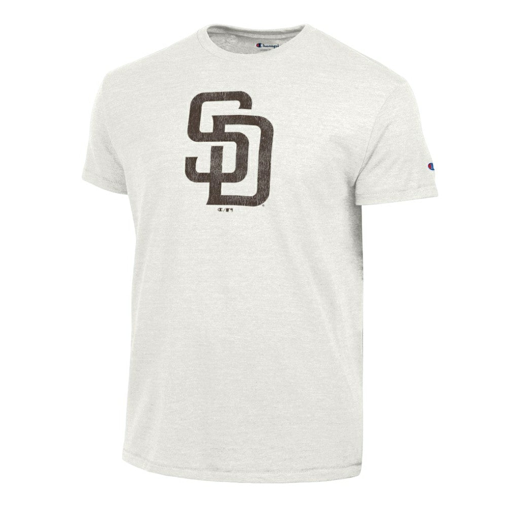 San Diego Padres Champion Tri-Blend T-Shirt Heather White