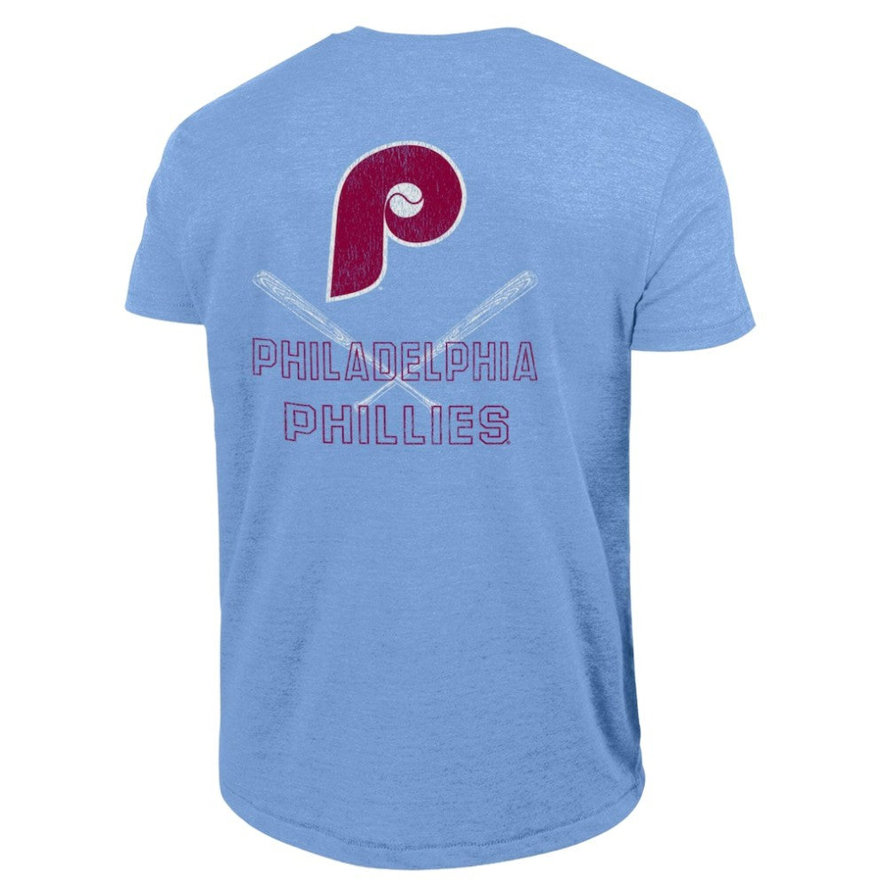 Philadelphia Phillies Champion Tri-Blend T-Shirt Light Blue