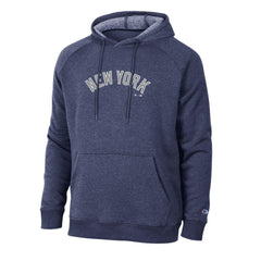 New York Yankees Champion Triumph Tri-Blend Raglan Hoodie Navy