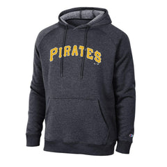 Pittsburgh Pirates Champion Triumph Tri-Blend Raglan Hoodie Black