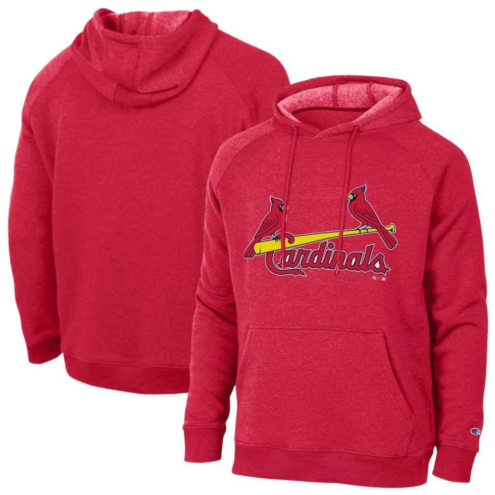 St. Louis Cardinals Champion Triumph Tri-Blend Raglan Hoodie Red