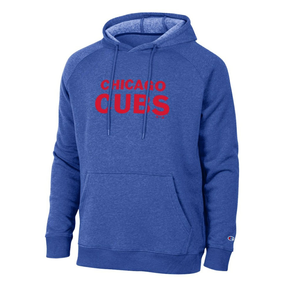 Chicago Cubs Champion Triumph Tri-Blend Raglan Hoodie Royal