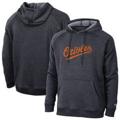 Baltimore Orioles Champion Triumph Tri-Blend Raglan Hoodie Black