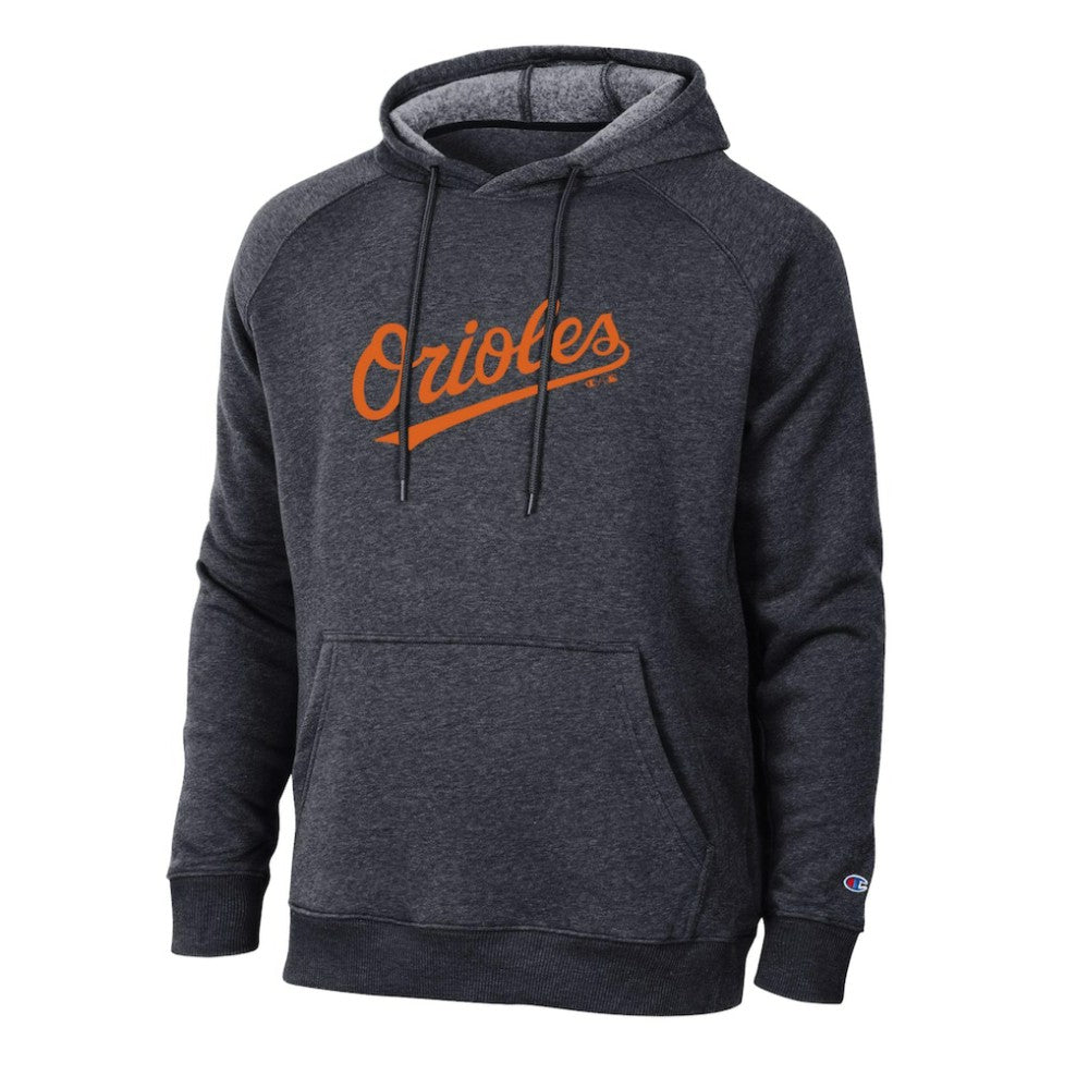 Baltimore Orioles Champion Triumph Tri-Blend Raglan Hoodie Black