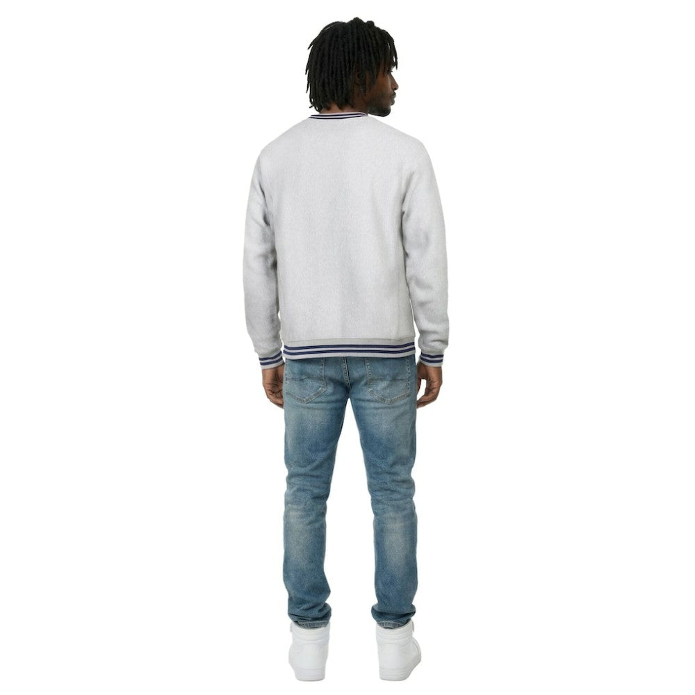 Atlanta Braves Champion Reverse Weave Sweatshirt Heather Gray