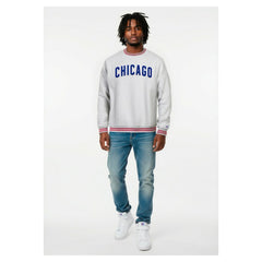 Chicago Cubs Champion Reverse Weave Sweatshirt Heather Gray