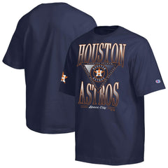 Houston Astros Champion Traditions Two Locations T-Shirt Navy