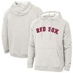 Boston Red Sox Champion Triumph Tri-Blend Raglan Hoodie Heathered Core Ultra Light Grey