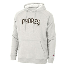 San Diego Padres Champion Triumph Tri-Blend Raglan Hoodie Heathered Core Ultra Light Grey