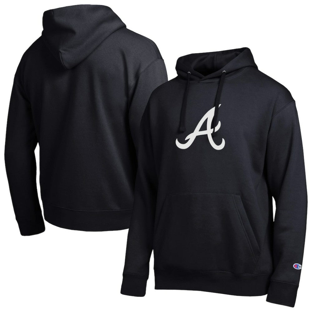 Atlanta Braves Champion All Star Embroidered Logo Hoodie Black