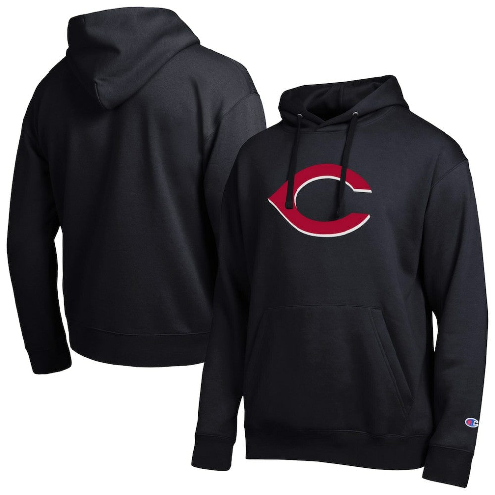 Cincinnati Reds Champion All Star Embroidered Logo Hoodie Black