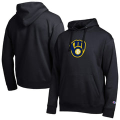 Milwaukee Brewers Champion All Star Embroidered Logo Hoodie Black