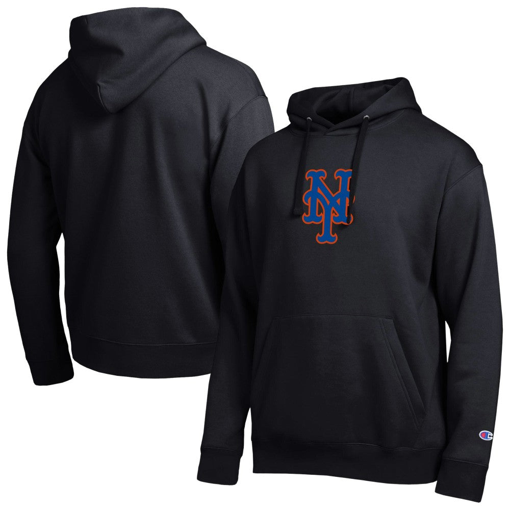 New York Mets Champion All Star Embroidered Logo Hoodie Black