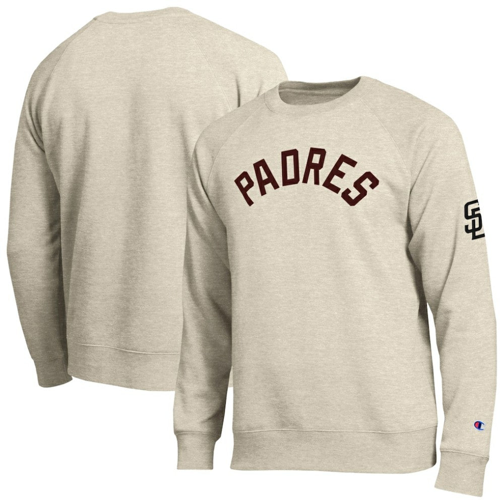 San Diego Padres Champion All-Star Soft Felt Sweatshirt Oatmeal