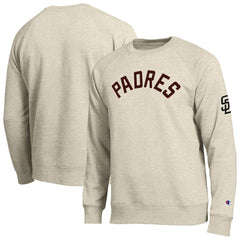 San Diego Padres Champion All-Star Soft Felt Sweatshirt Oatmeal