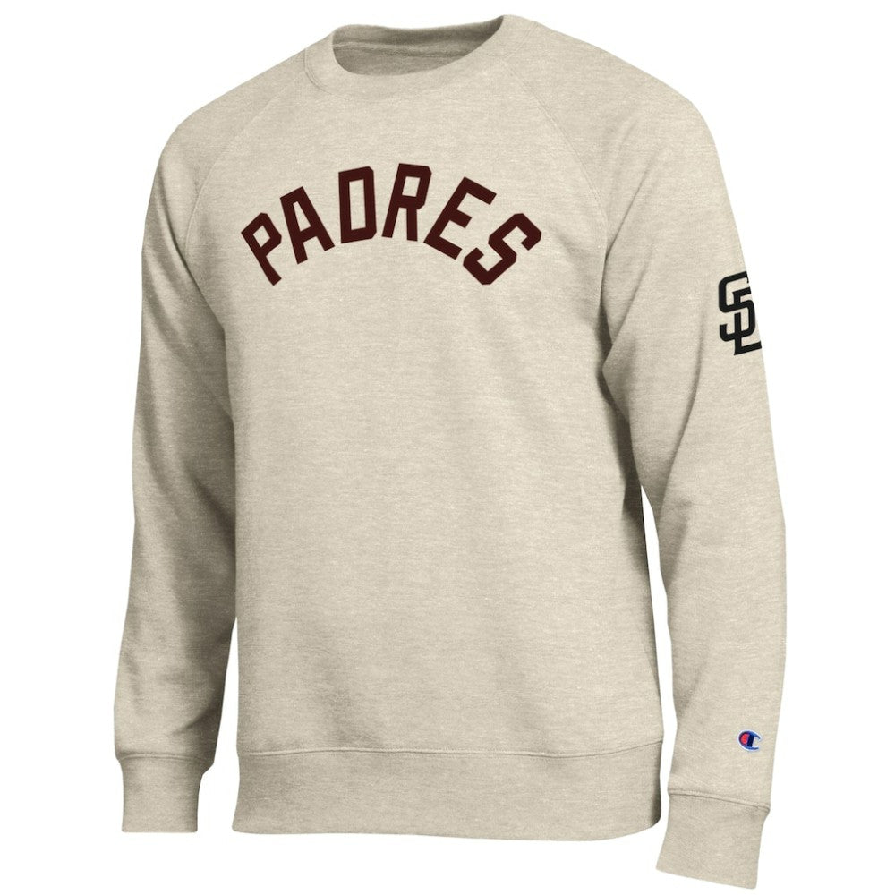 San Diego Padres Champion All-Star Soft Felt Sweatshirt Oatmeal