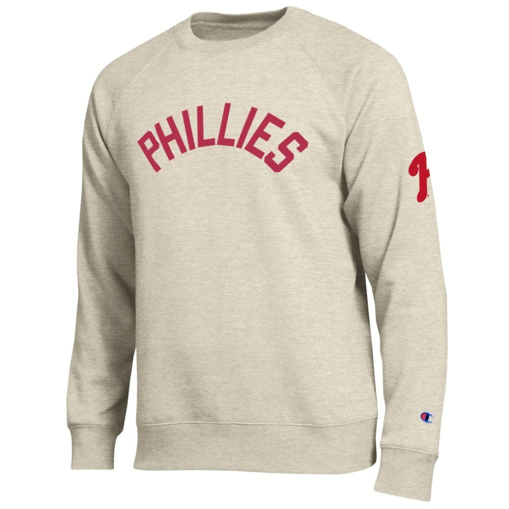Philadelphia Phillies Champion All-Star Soft Felt Sweatshirt Oatmeal