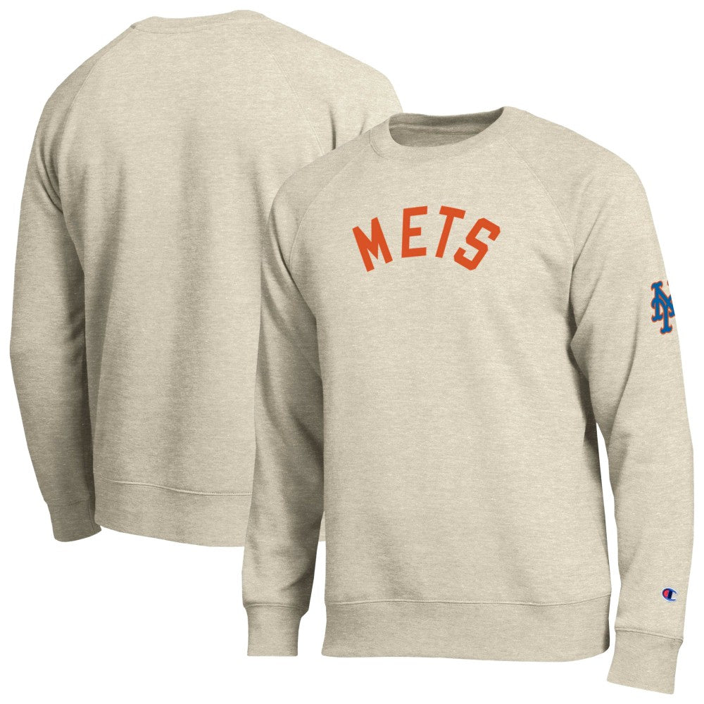 New York Mets Champion All-Star Soft Felt Sweatshirt Oatmeal
