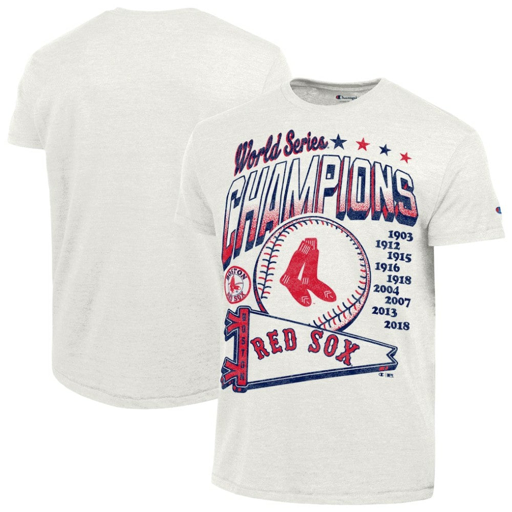 Boston Red Sox Champion Winning Tradition Cooperstown Tri-Blend T-Shirt White