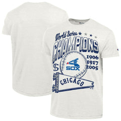 Chicago White Sox Champion Winning Tradition Cooperstown Tri-Blend T-Shirt White