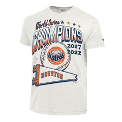 Houston Astros Champion Winning Tradition Cooperstown Tri-Blend T-Shirt White