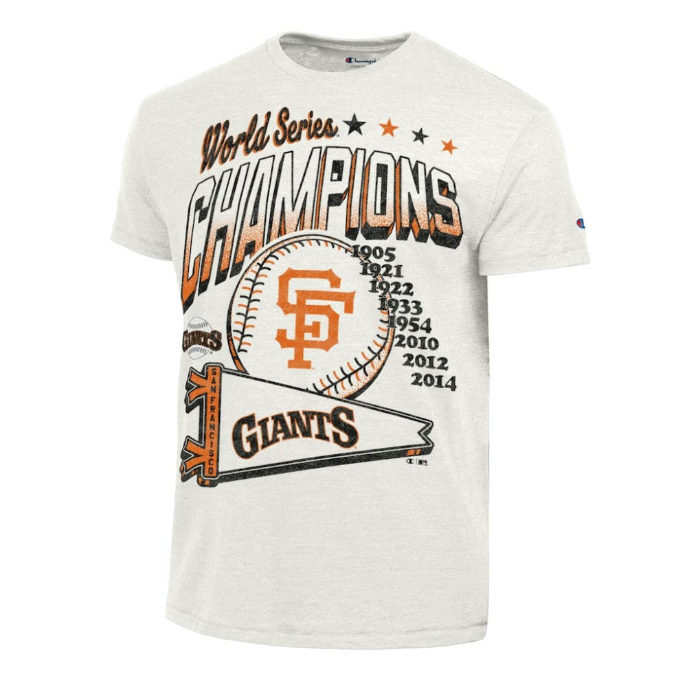 San Francisco Giants Champion Winning Tradition Cooperstown Tri-Blend T-Shirt White