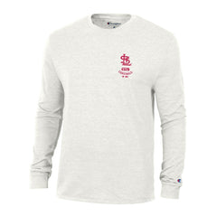 St. Louis Cardinals Champion Cooperstown Winning Tradition Tri-Blend Long Sleeve T-Shirt White