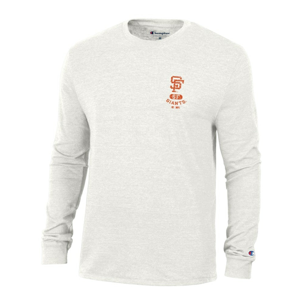 San Francisco Giants Champion Cooperstown Winning Tradition Tri-Blend Long Sleeve T-Shirt White