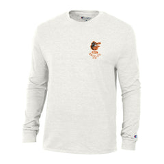 Baltimore Orioles Champion Cooperstown Winning Tradition Tri-Blend Long Sleeve T-Shirt White