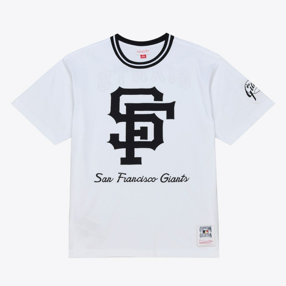 San Francisco Giants Cooperstown Collection Arctic T-Shirt White | Mitchell & Ness