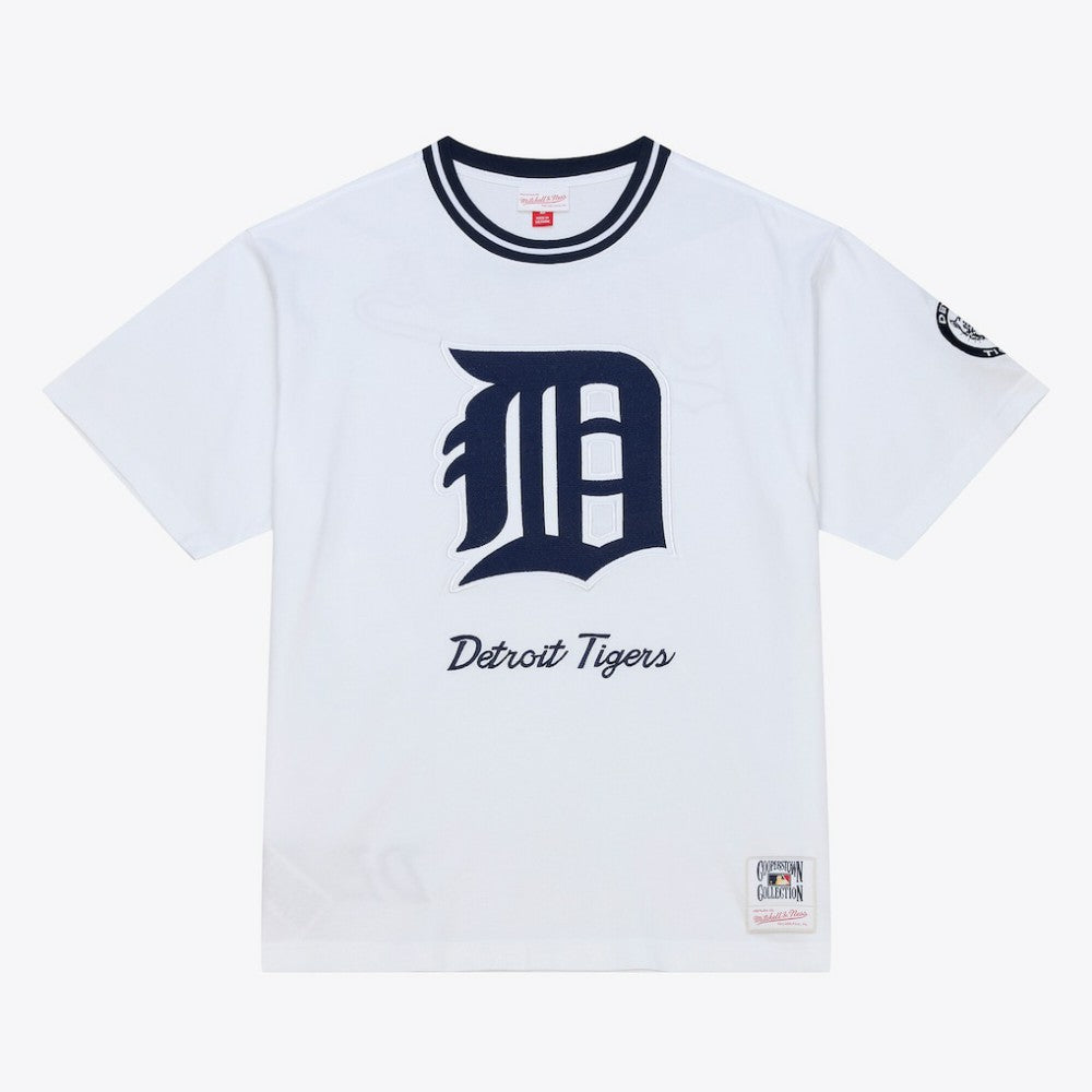 Detroit Tigers Cooperstown Collection Arctic T-Shirt White | Mitchell & Ness