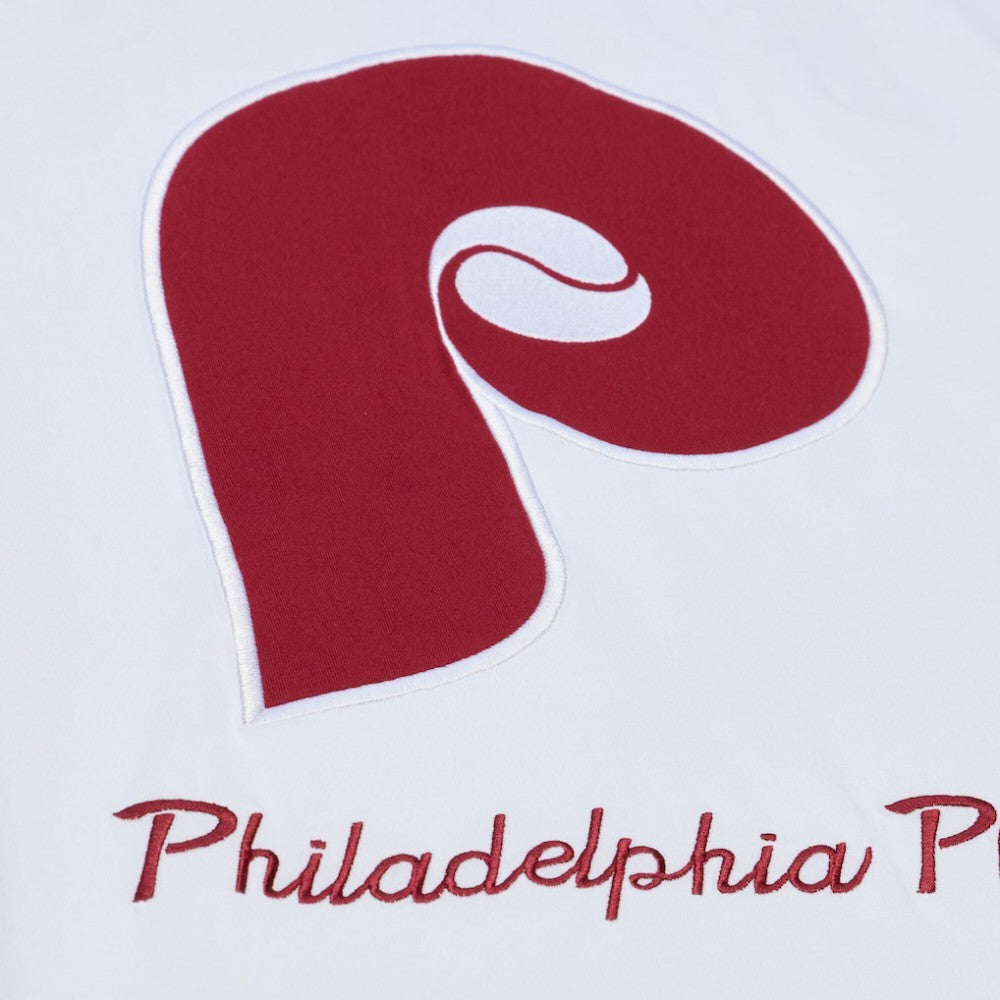 Philadelphia Phillies Cooperstown Collection Arctic T-Shirt White | Mitchell & Ness