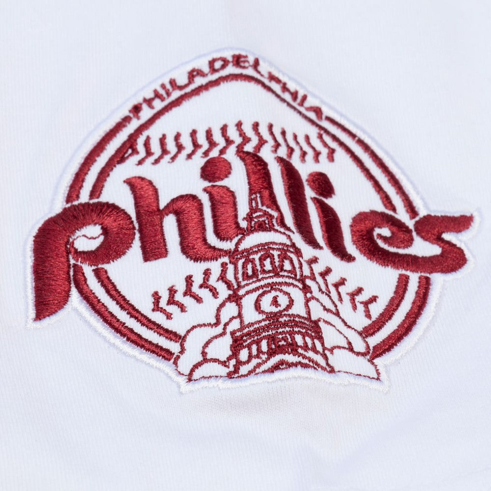 Philadelphia Phillies Cooperstown Collection Arctic T-Shirt White | Mitchell & Ness