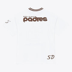 San Diego Padres Cooperstown Collection Arctic T-Shirt White | Mitchell & Ness