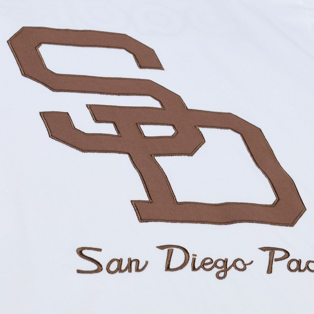 San Diego Padres Cooperstown Collection Arctic T-Shirt White | Mitchell & Ness