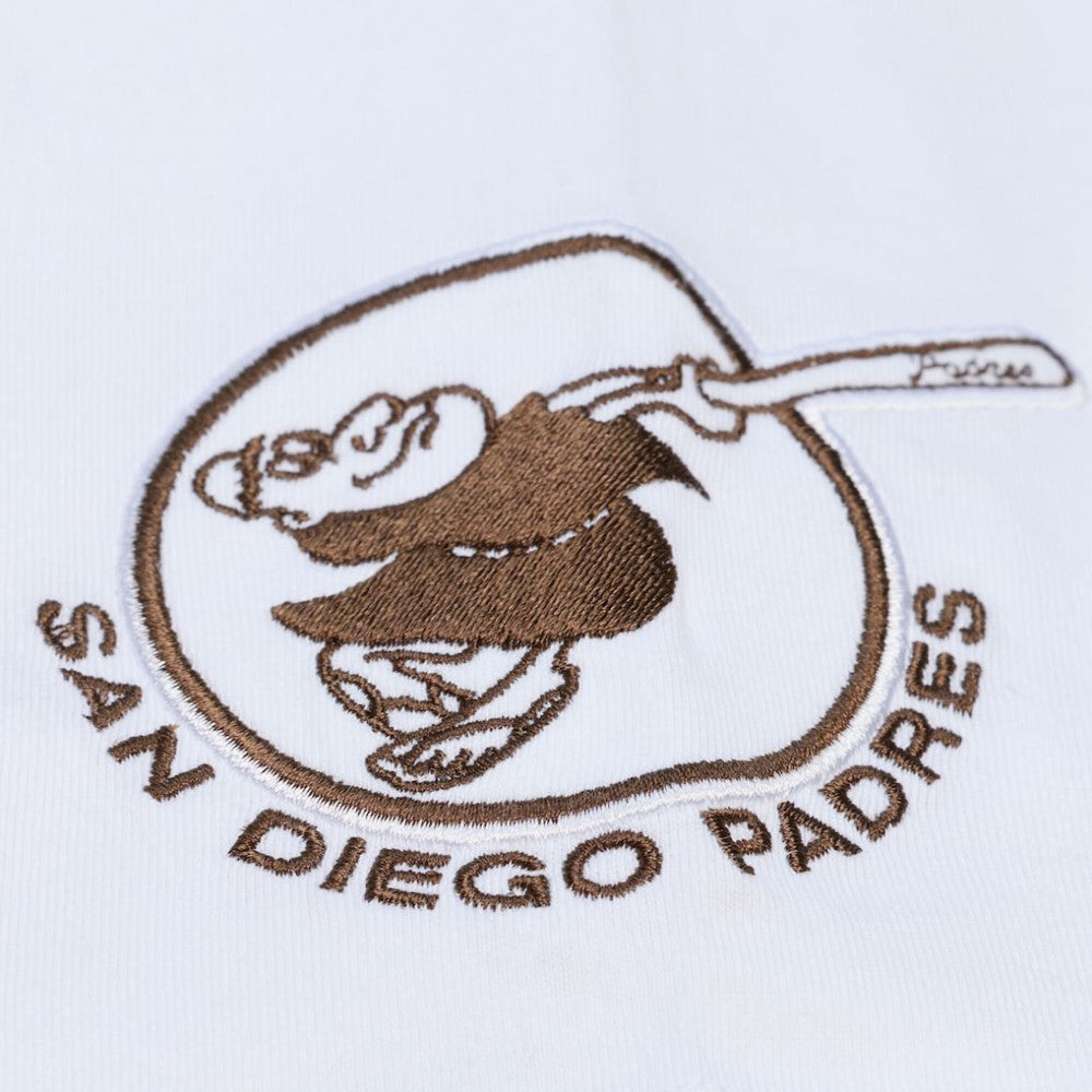 San Diego Padres Cooperstown Collection Arctic T-Shirt White | Mitchell & Ness