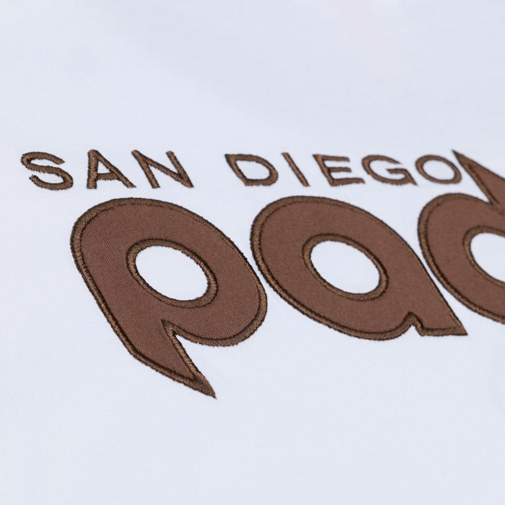 San Diego Padres Cooperstown Collection Arctic T-Shirt White | Mitchell & Ness
