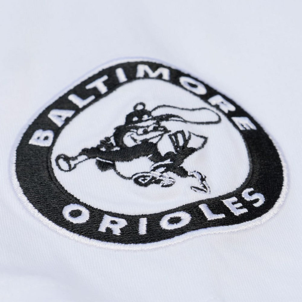 Baltimore Orioles Cooperstown Collection Arctic T-Shirt White | Mitchell & Ness