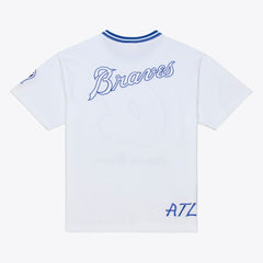Atlanta Braves Cooperstown Collection Arctic T-Shirt White | Mitchell & Ness
