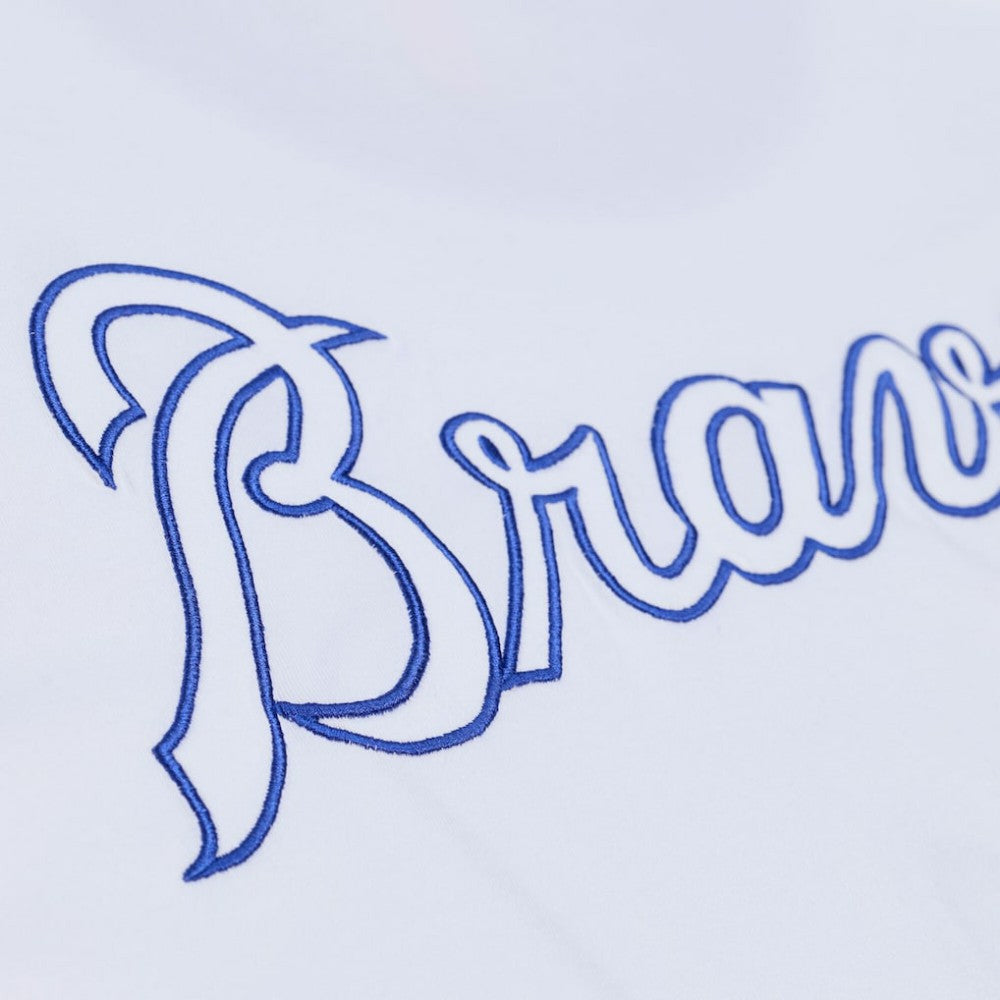 Atlanta Braves Cooperstown Collection Arctic T-Shirt White | Mitchell & Ness