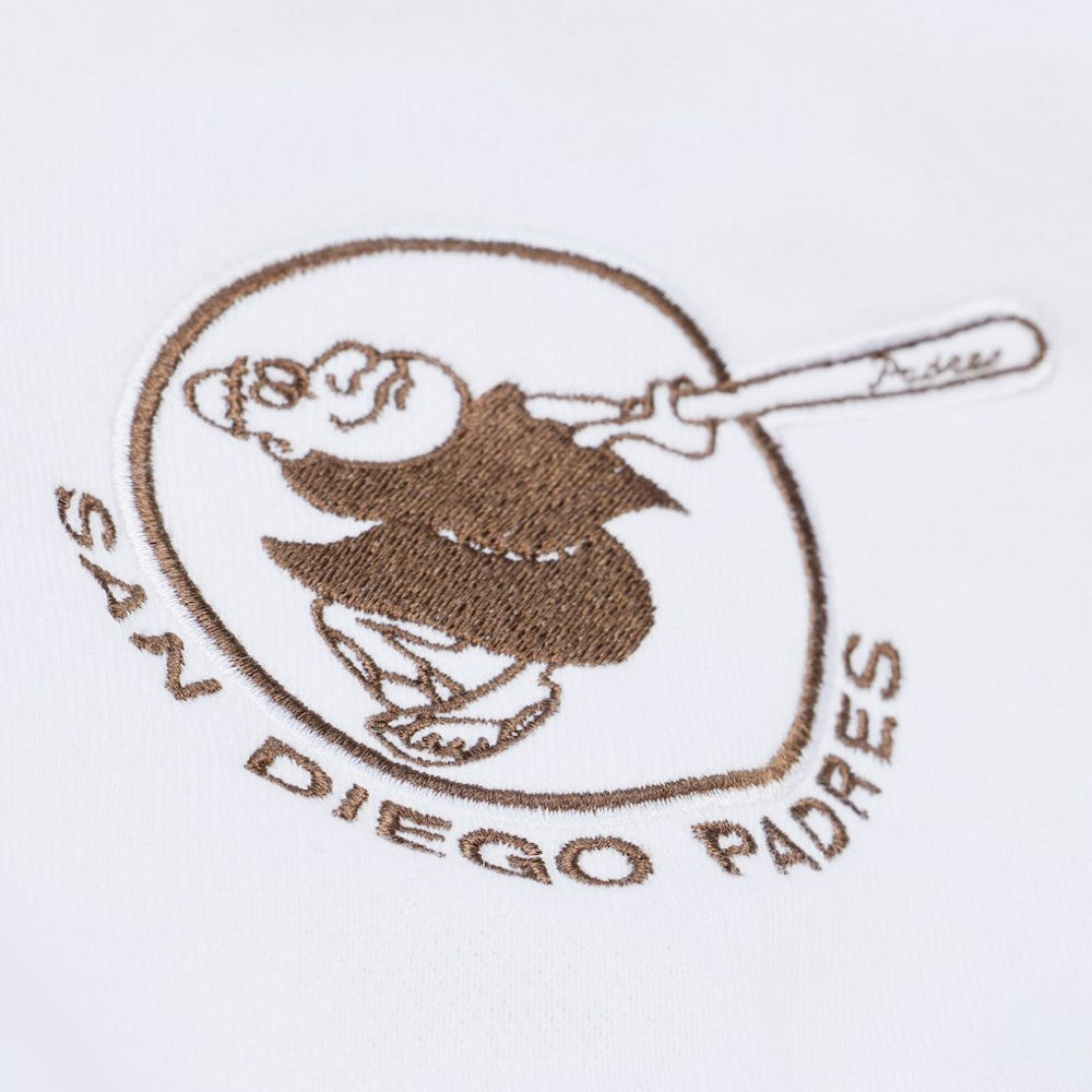 San Diego Padres Arctic Fleece Sweatshirt White | Mitchell & Ness