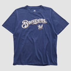 Milwaukee Brewers MLB 2000s T-shirt Navy Vintage