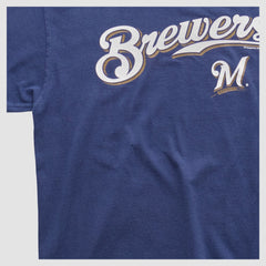 Milwaukee Brewers MLB 2000s T-shirt Navy Vintage