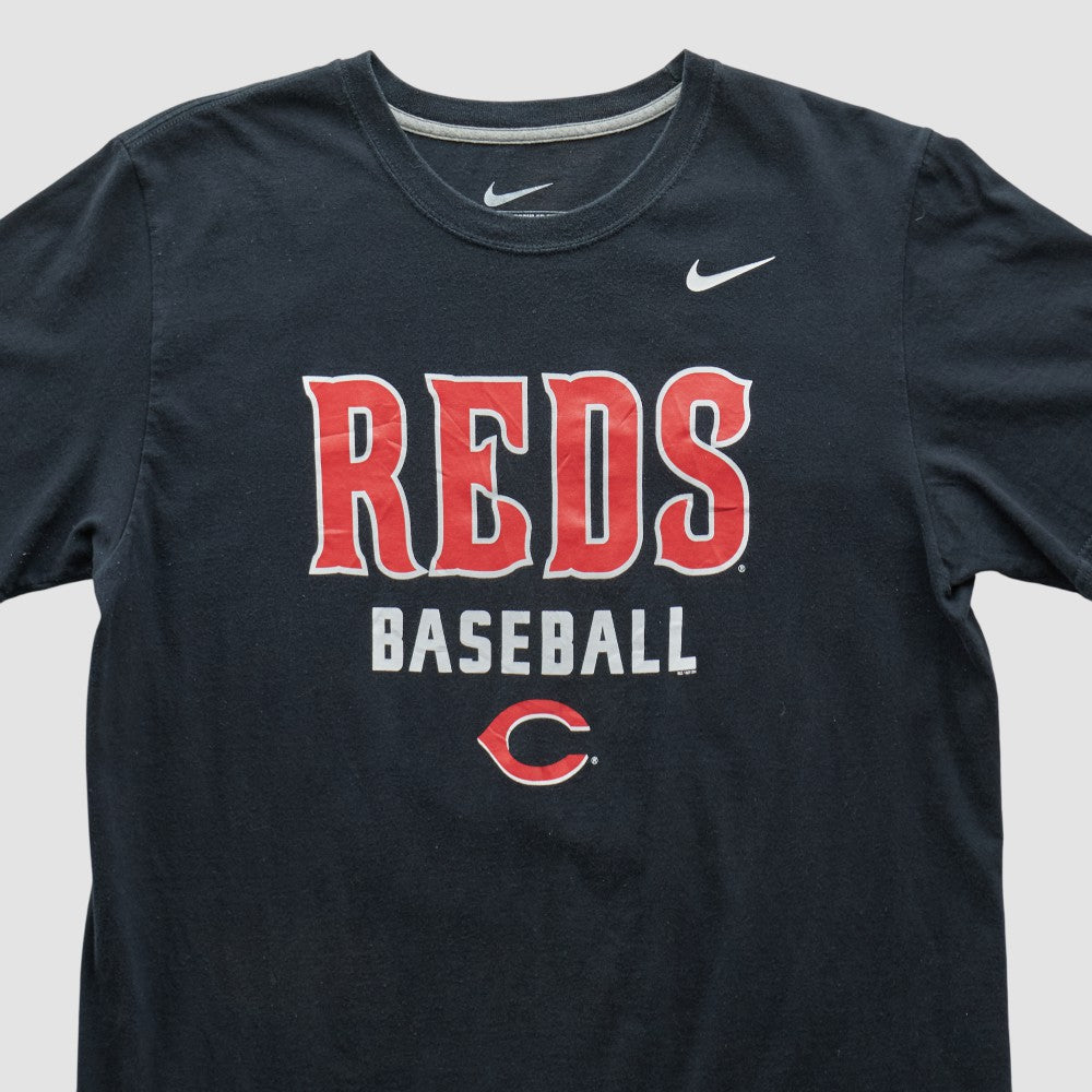 Cincinnati Reds 2010s T-shirt Black Vintage | Nike