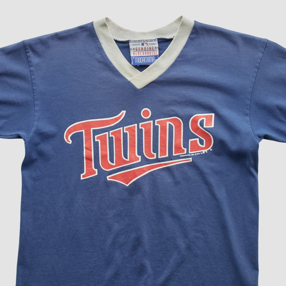Minnesota Twins MLB Genuine Merchandise 90s T-shirt Blue Vintage