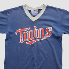 Minnesota Twins MLB Genuine Merchandise 90s T-shirt Blue Vintage
