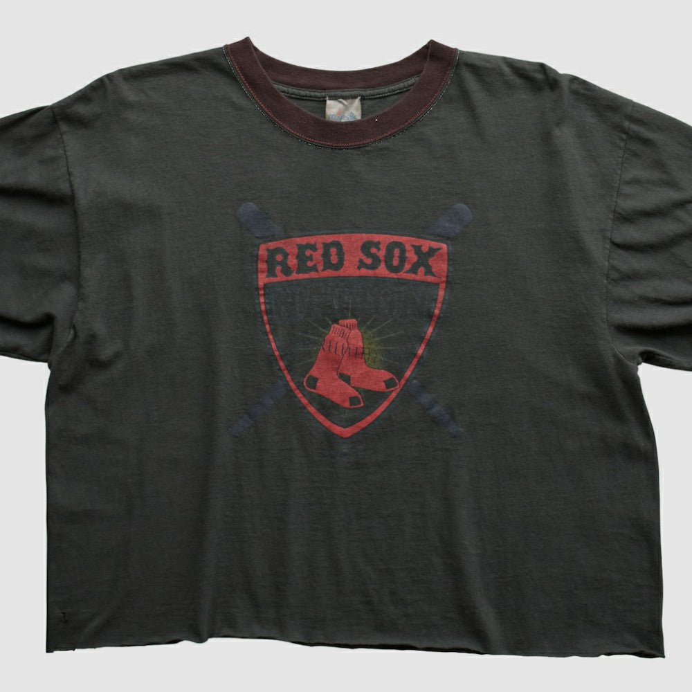 Boston Red Sox Majestic 2000s T-shirt Charcoal Vintage
